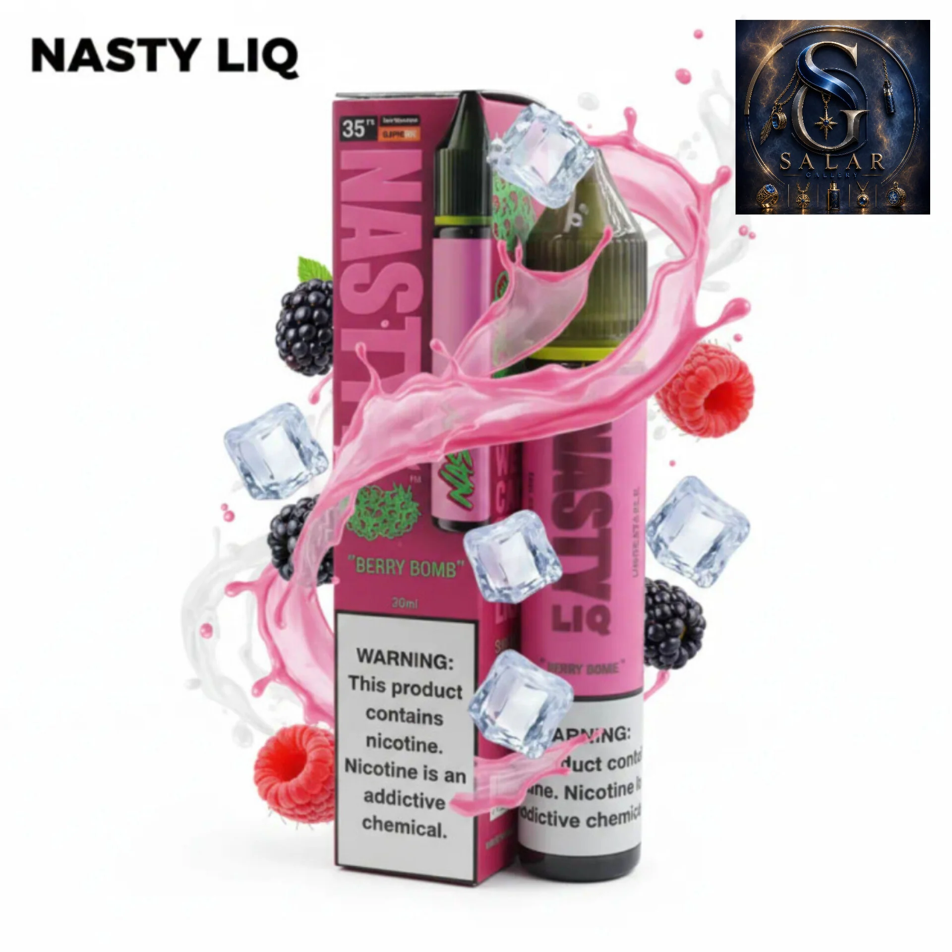 سالت نستی بری بمب/ NASTI LIQ BERRY BOMB
