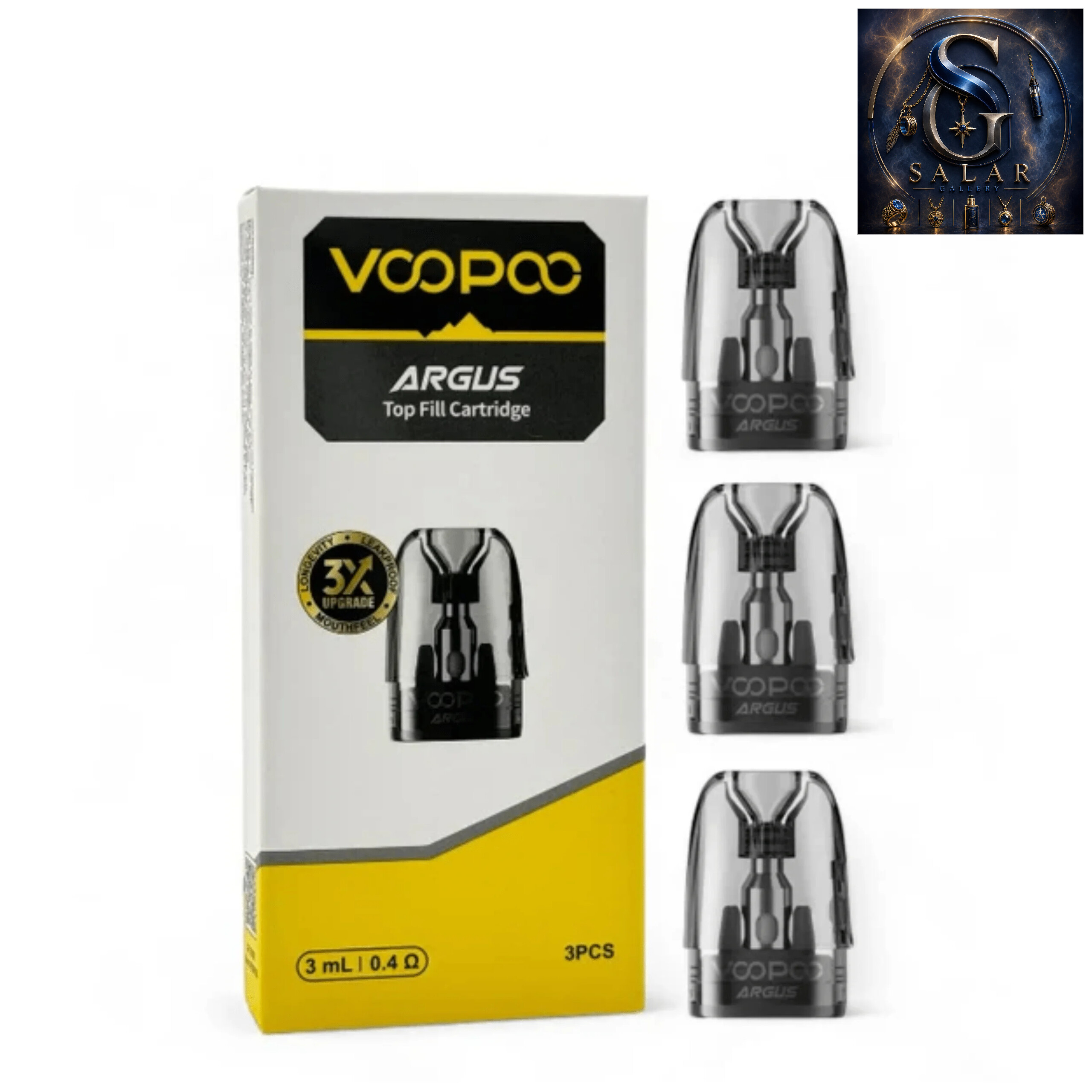کارتیج ووپوو ارگاس 3میل /VOOPOO ARGUS TOP FIL 3MIL